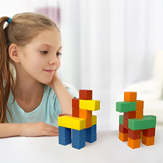 Jeu de construction magnétique