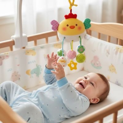 Jouet bébé éveil magnifique qui lui plait beaucoup 
