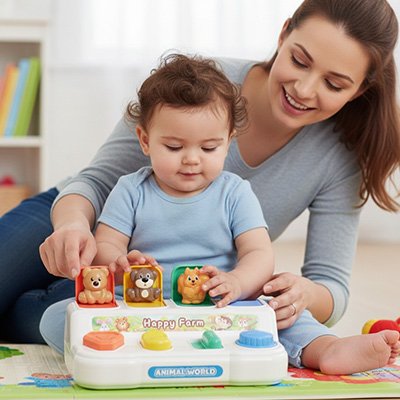 Piano bébé fait la joie de maman et bébé