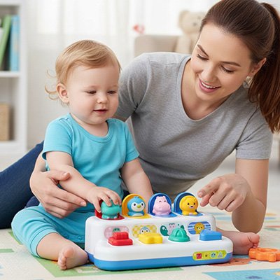 Piano bébé fait le bonheur de bébé et maman