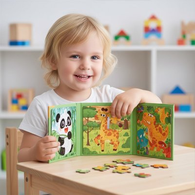 Puzzle magnétique 