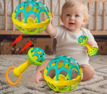 Lot de 3 hochets pour bebe de 0-12 mois | Éveil Sensoriel