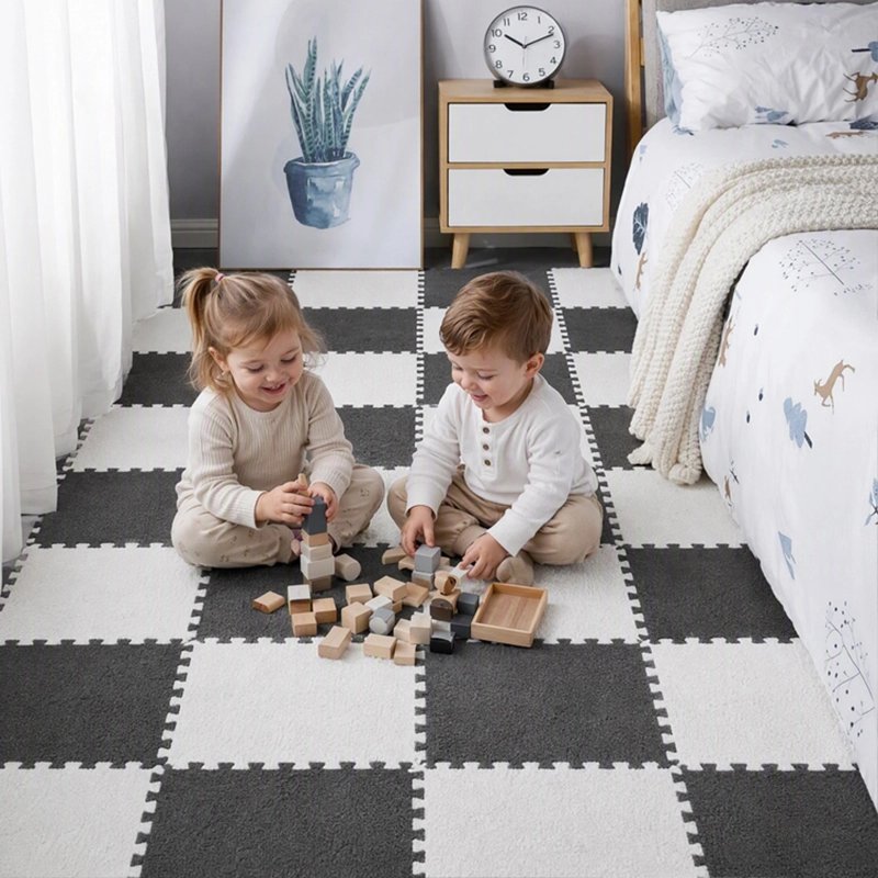 Tapis mousse puzzle pour que bébé puisse jouer en toute sécurité 